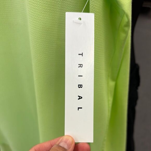 Tribal Ladies Lime green Tank Top - Picture 10 of 11